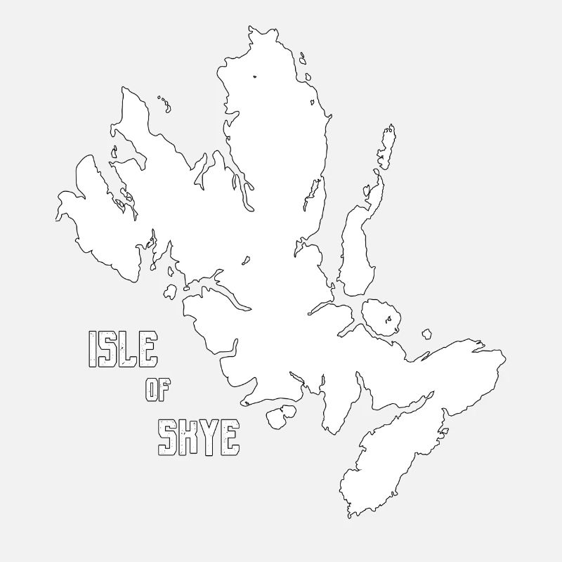 L’île de Skye, Western Isles, Hébrides, Écosse