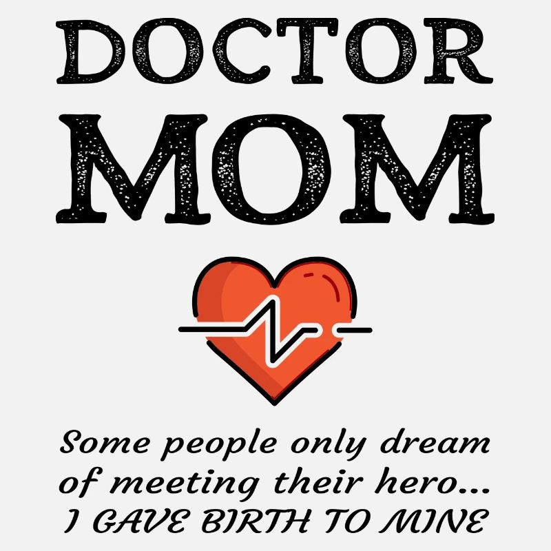 Stolze Mutter eines Doktor-Mutter-medizinischen MD-Sohn-Geschenks