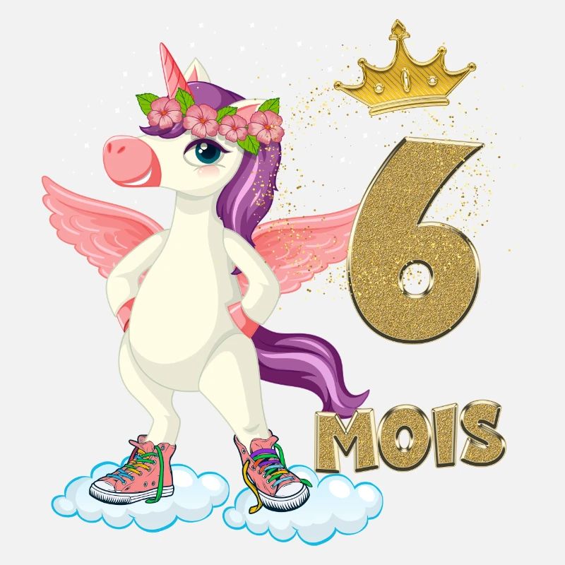 Licorne Anniversaire Bébé 6 mois