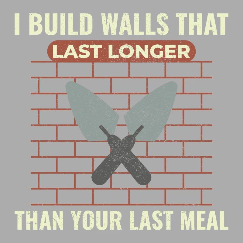Bricklayer Masonry Construction Job Wall Builder