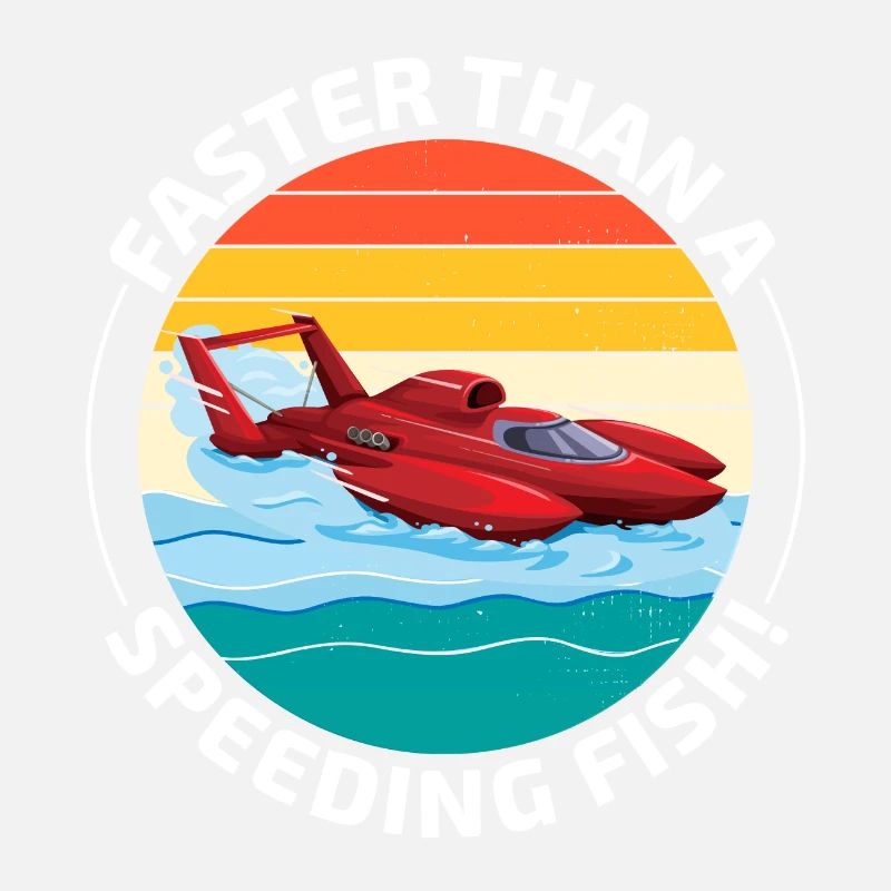 Hydroplane boat Humor: Faster than a Speeding Fish