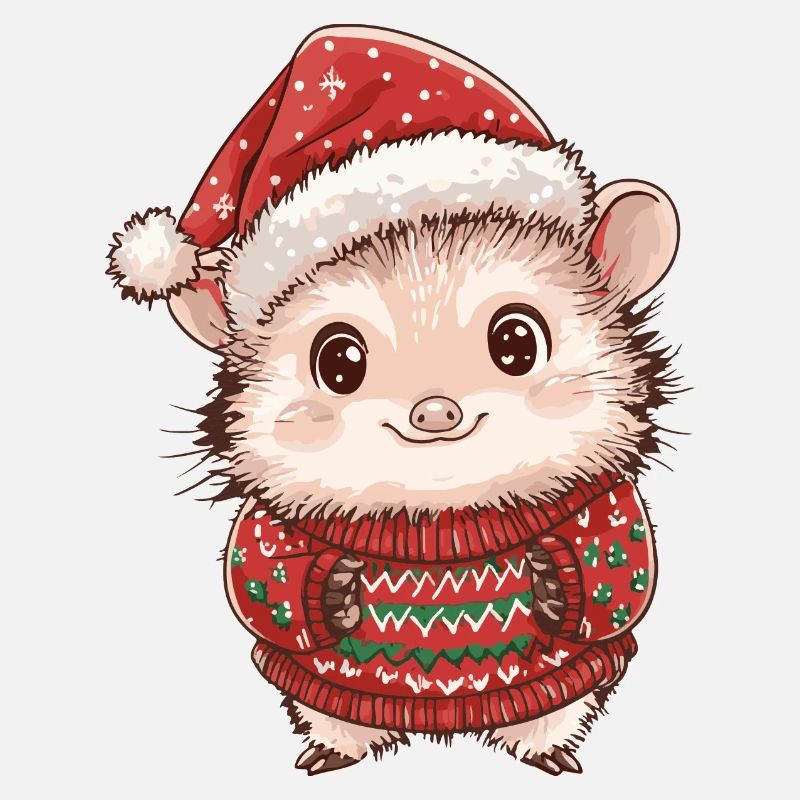 Igel Weihnachten Comic