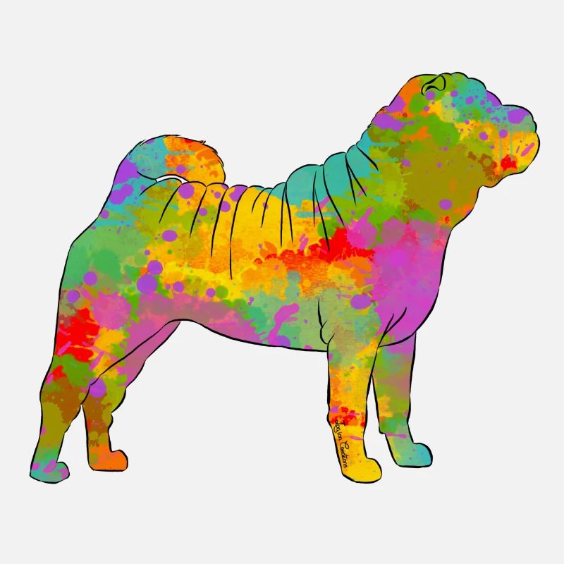 Shar Pei Multicolored