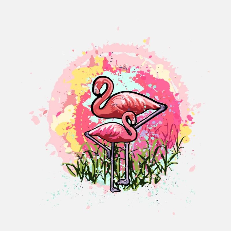 Flamants roses