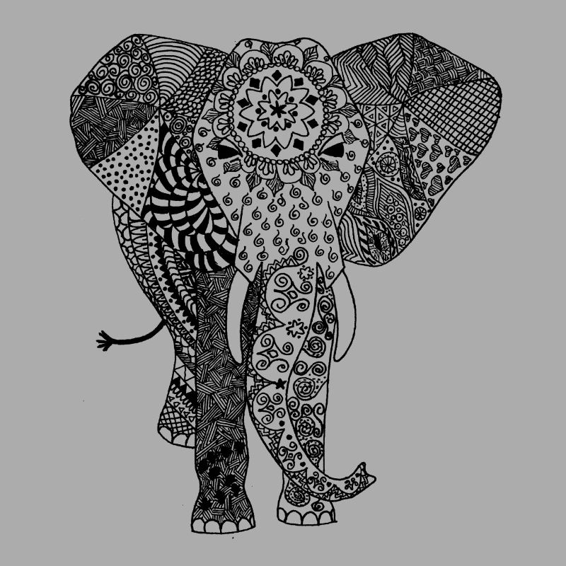 elephant pattern