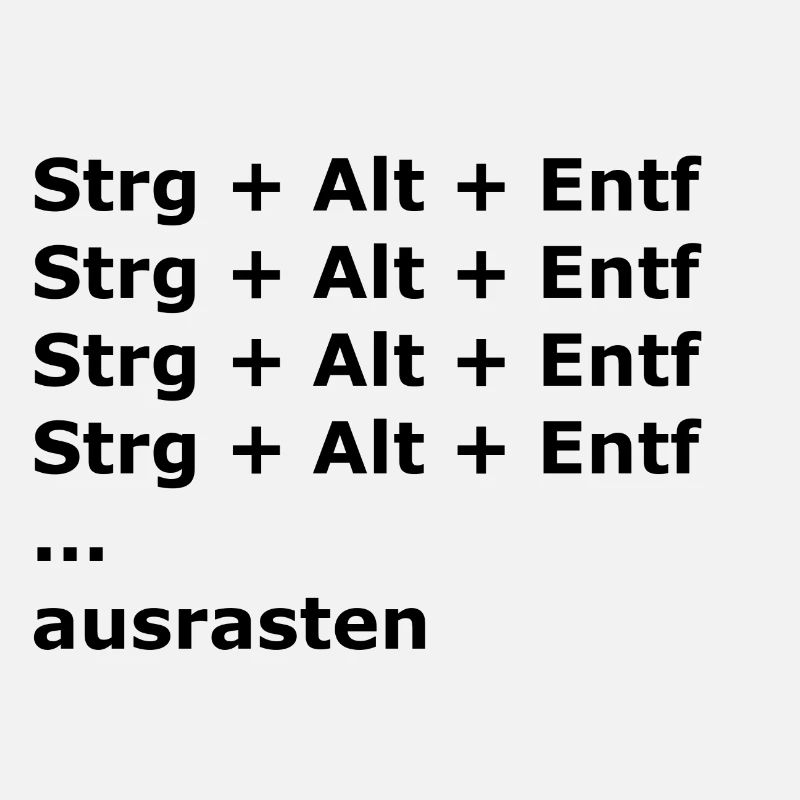 Strg Alt Entf