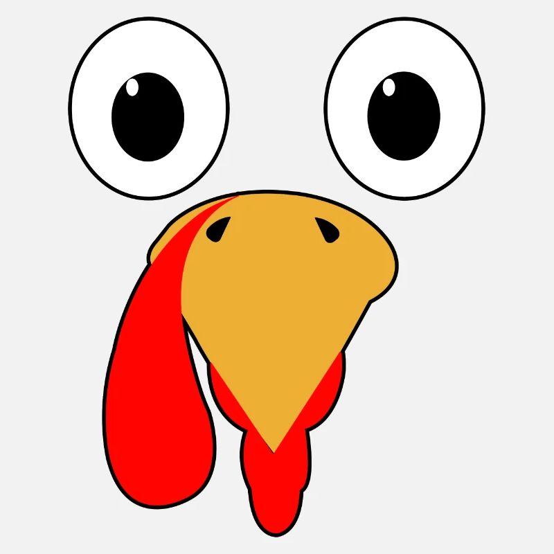 Thanksgiving Turkey Face Gift