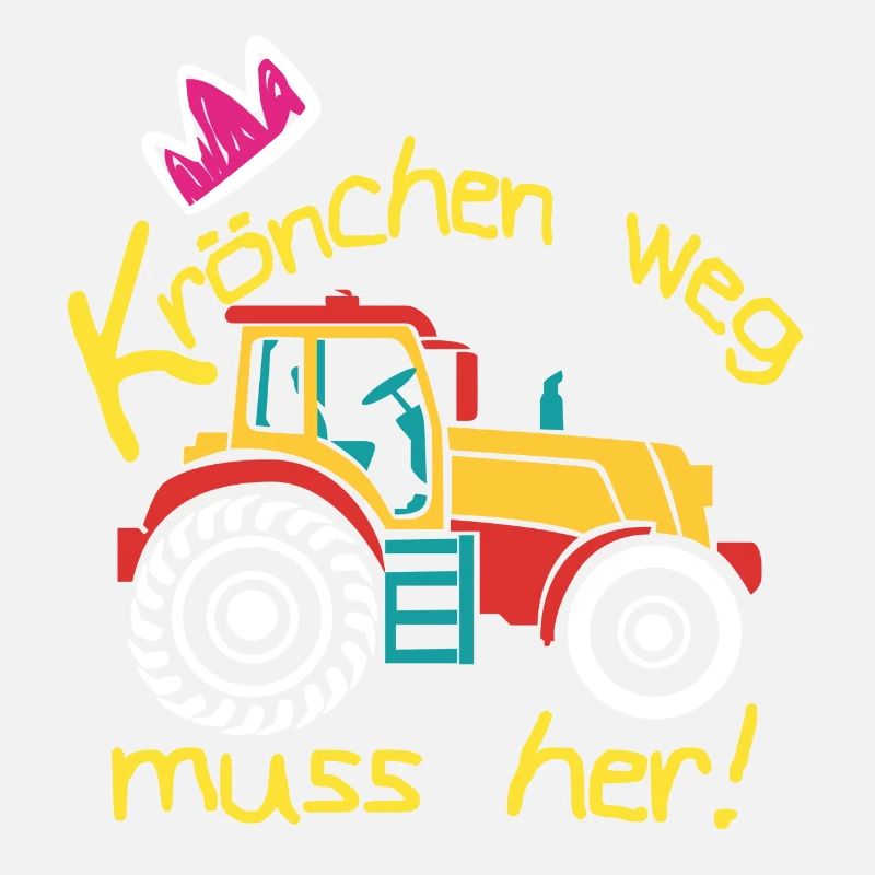 Keine Krone sondern Traktor - cooles Traktordesign