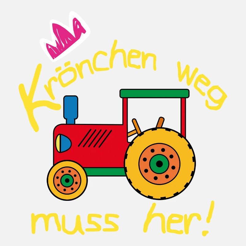 Keine Krone sondern Traktor - cooles Traktordesign