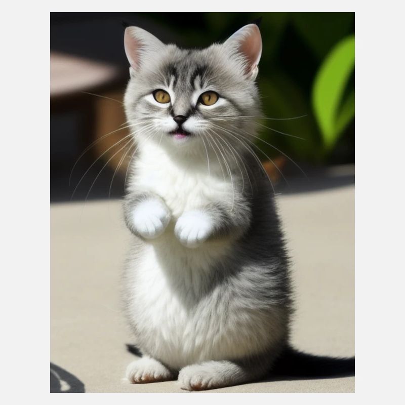 Chat persan blanc