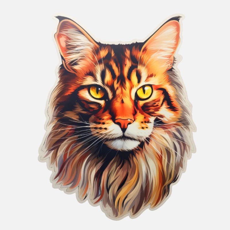Maine Coon Cat Head