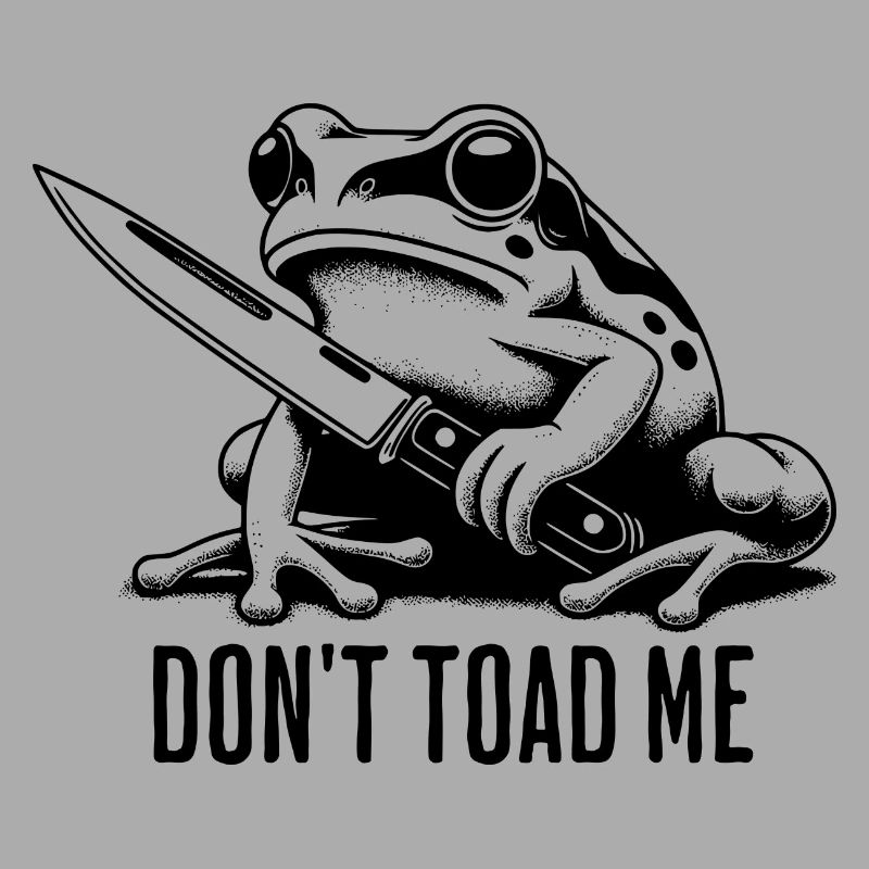 Vintage Frog Toad Meme Grumpy Frog Don't Toad Me