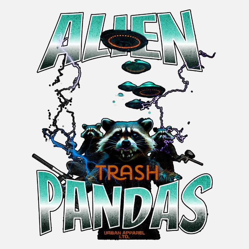 Alien Trash Pandas Paintball