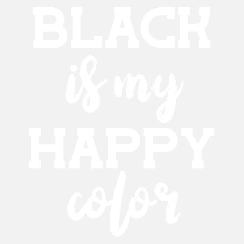 Le noir est ma couleur heureuse