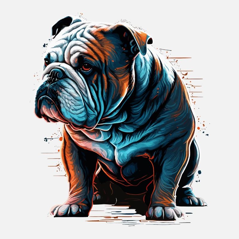Bouledogue en colère