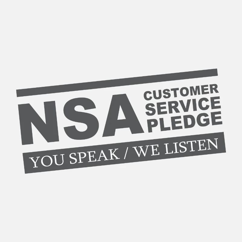 T-shirt de l'engagement de service à la clientèle de la NSA