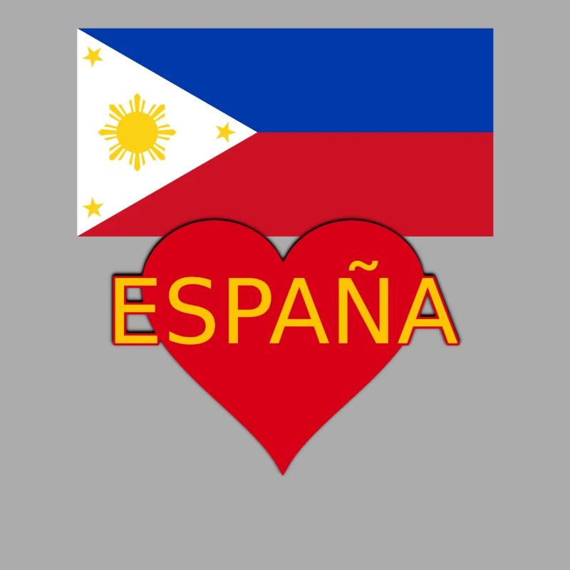 Drapeau Philippines Espagne