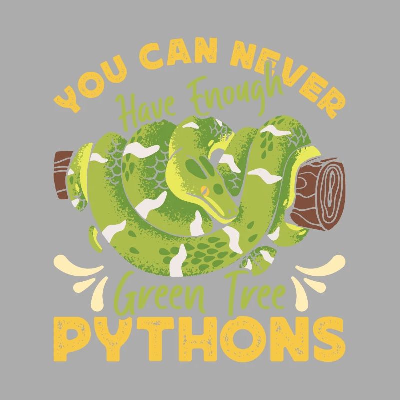 Python arborescent vert