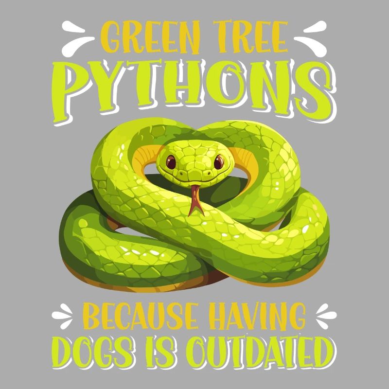 Python arborescent vert