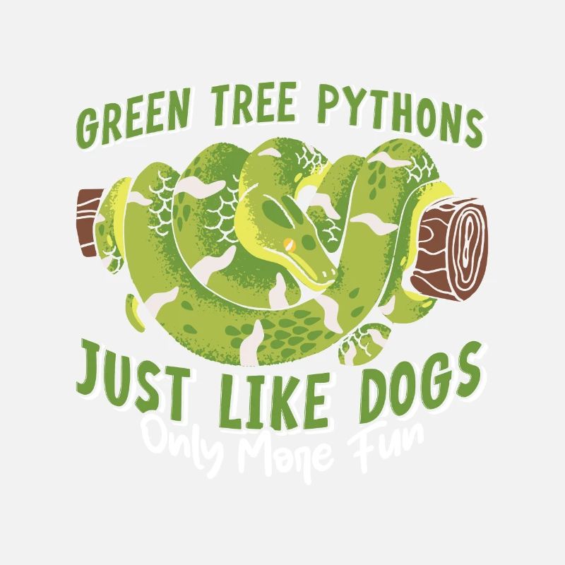 Python arborescent vert