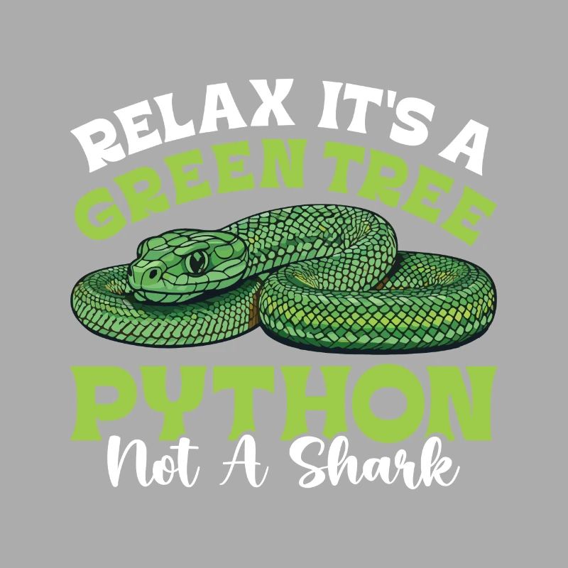 Python arborescent vert