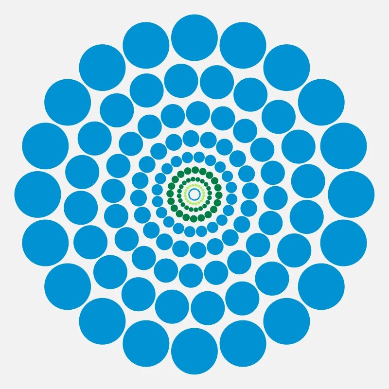 Circle Pattern Art Abstract Magical Gift Cool