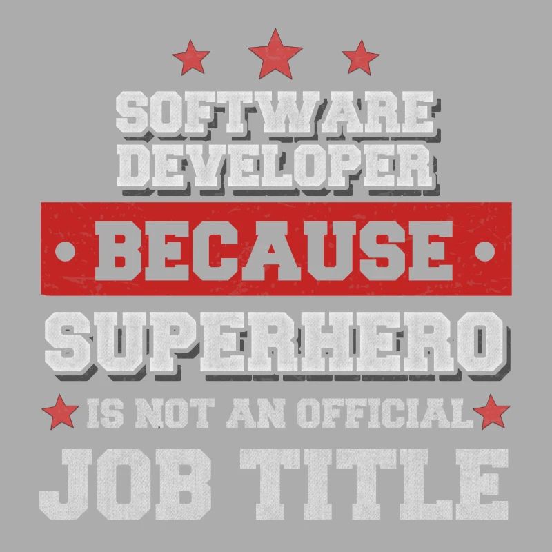 Software Developer Superhero Shirt