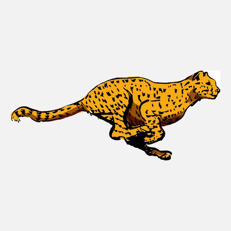 Léopard, guépard, afrique, animaux, chasse, nature, course