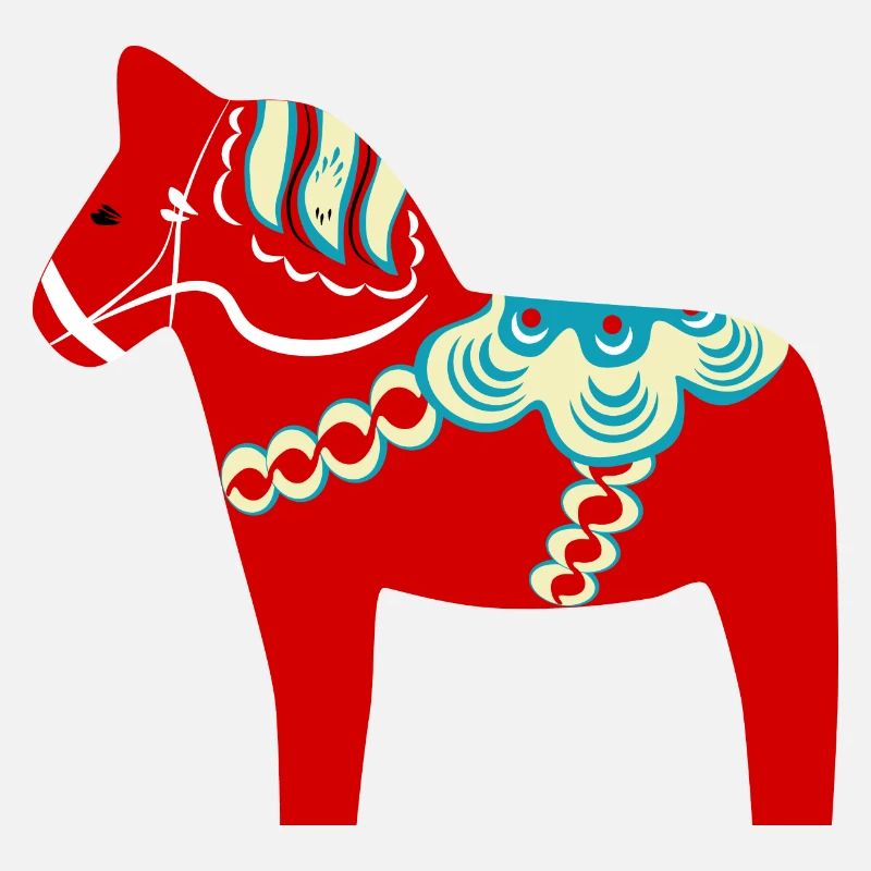 Cheval de la vallée rouge