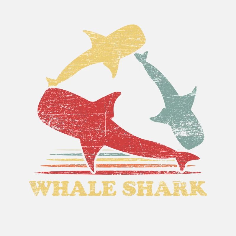Requin-baleine rétro