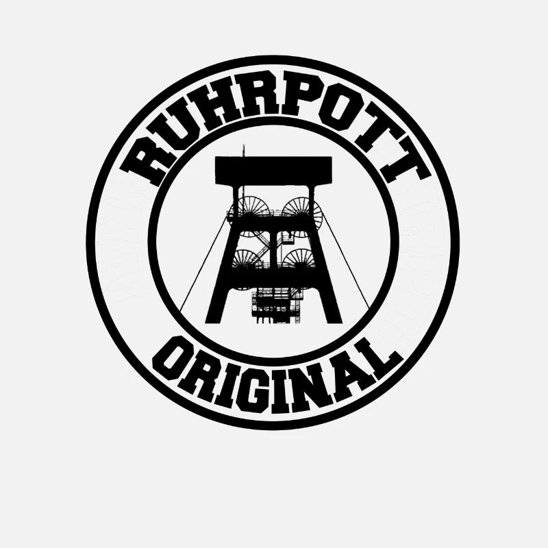 Ruhrpott Original with colliery mining tower, good luck