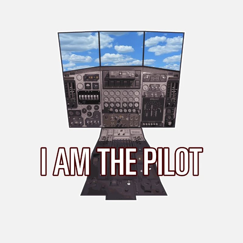 I AM THE PILOT, 3D Game, Cockpit Himmel - Geschenk