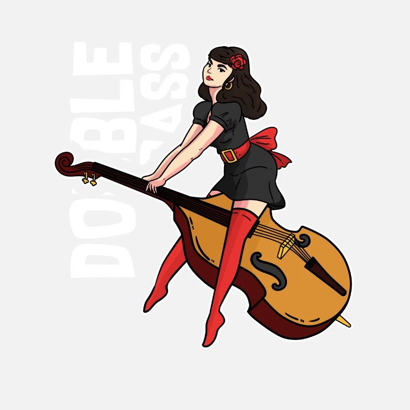 Fille de contrebasse