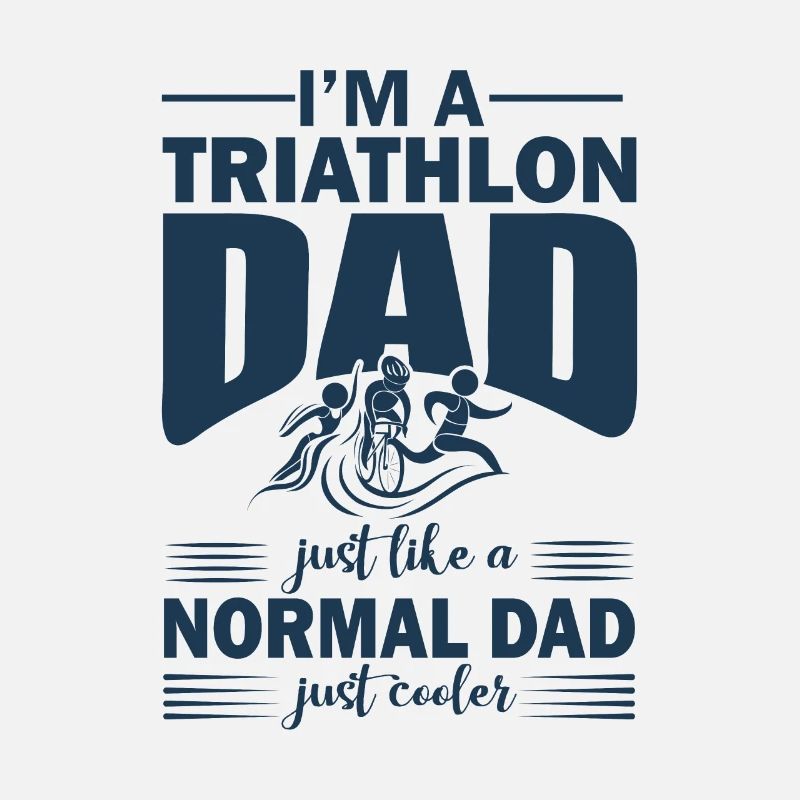 Triathlon Dad - Vater - Triathlet