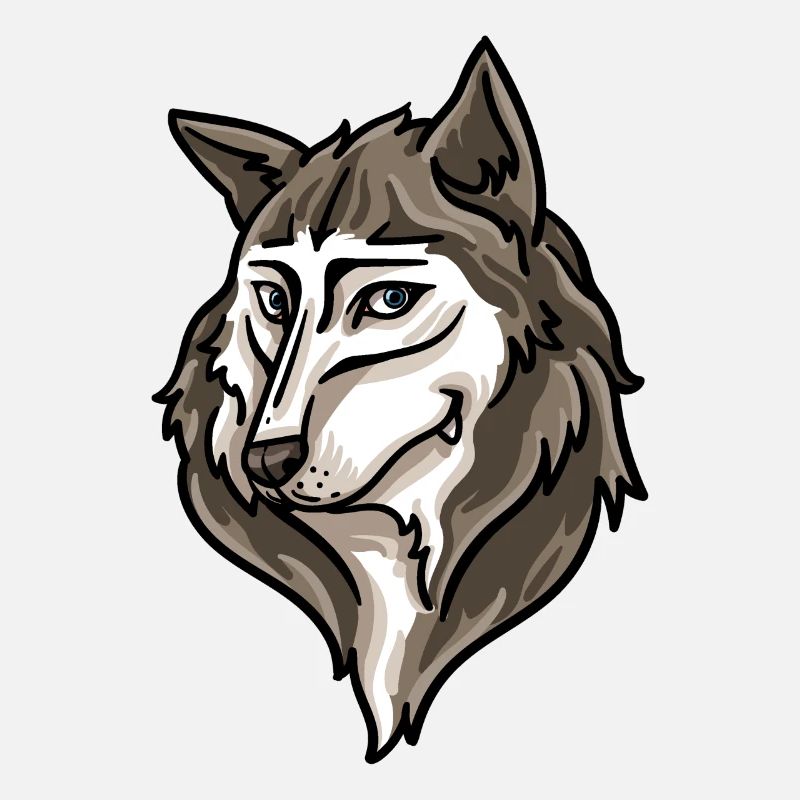 Wolf Wölfe Werwolf Mond Vollmond Lustiger Wilder