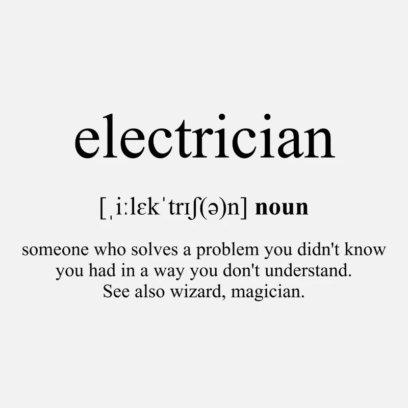 Dictionnaire des définitions d'électricien