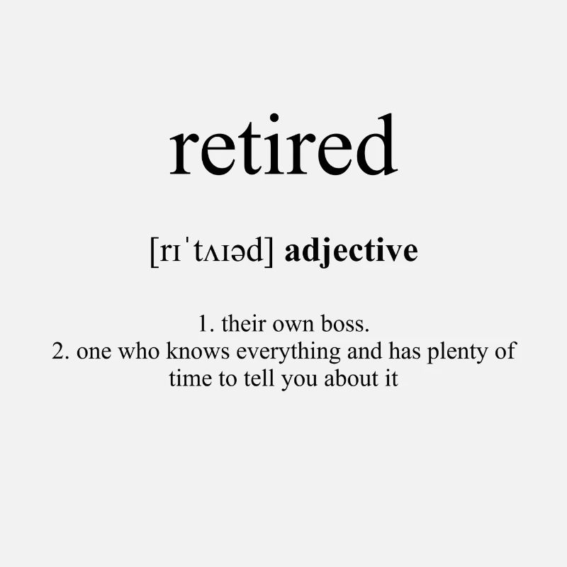 Dictionnaire de définition des retraités