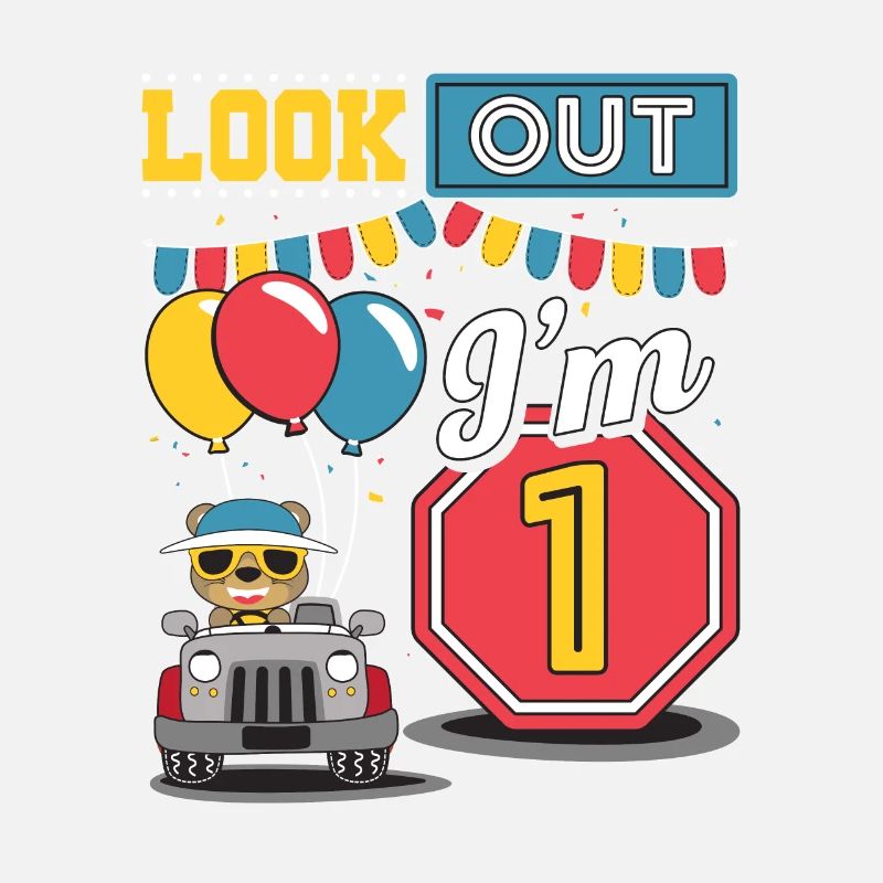 Kinder 1. Geburtstag Auto 1 Jahr Geschenk