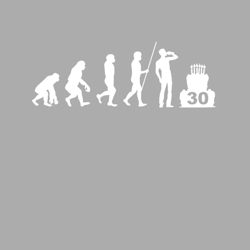 Evolution 30. Geburtstag 30 Jahre 1990 Geschenk