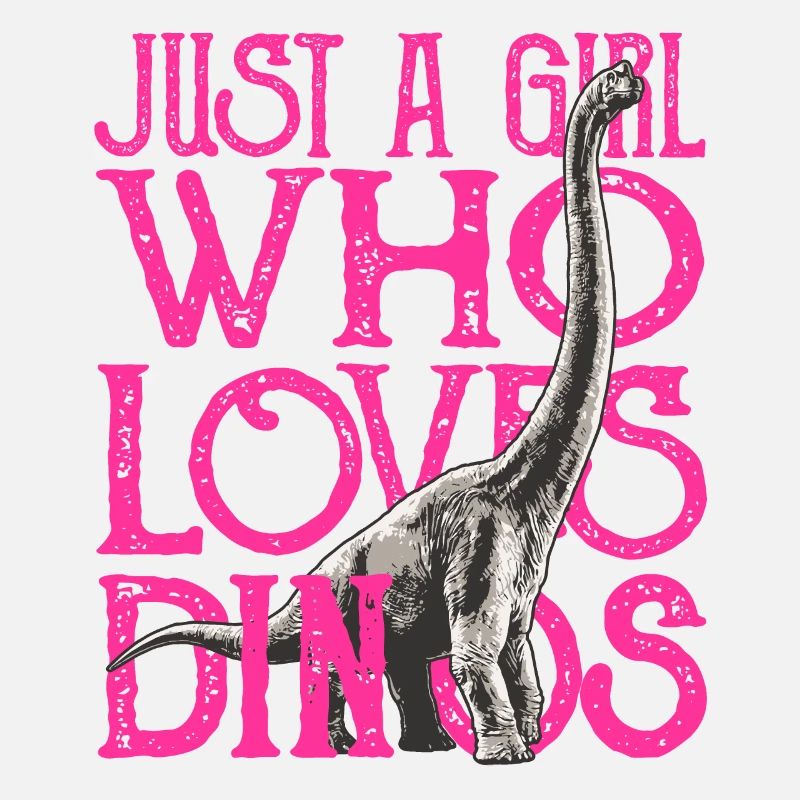 Nur ein Mädchen, das Dinos liebt