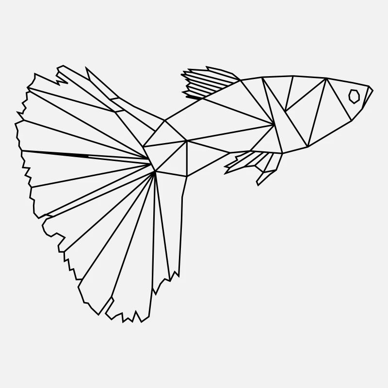 Art Low Poly - Guppy