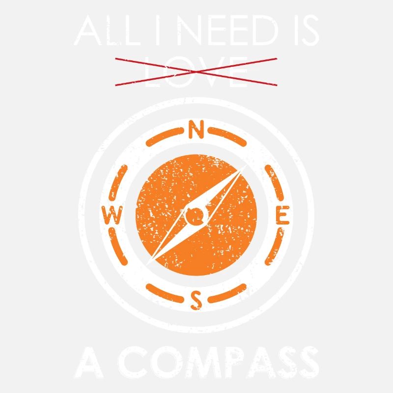 All I Need Is A Compass Orienteering design