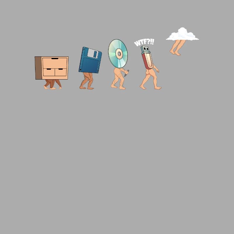 Cloud Computing Evolution - Gift Idea for Nerd