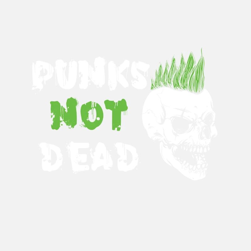 Punks Not Dead Anarchy Punker Totenkopf Skull Punk