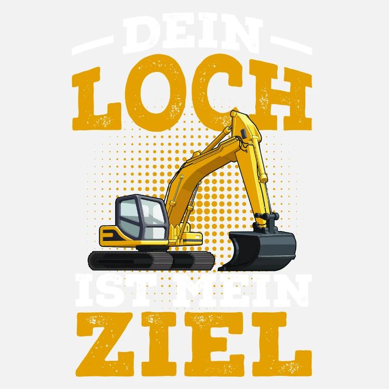 Bagger Spruch Baumaschine Geschenk