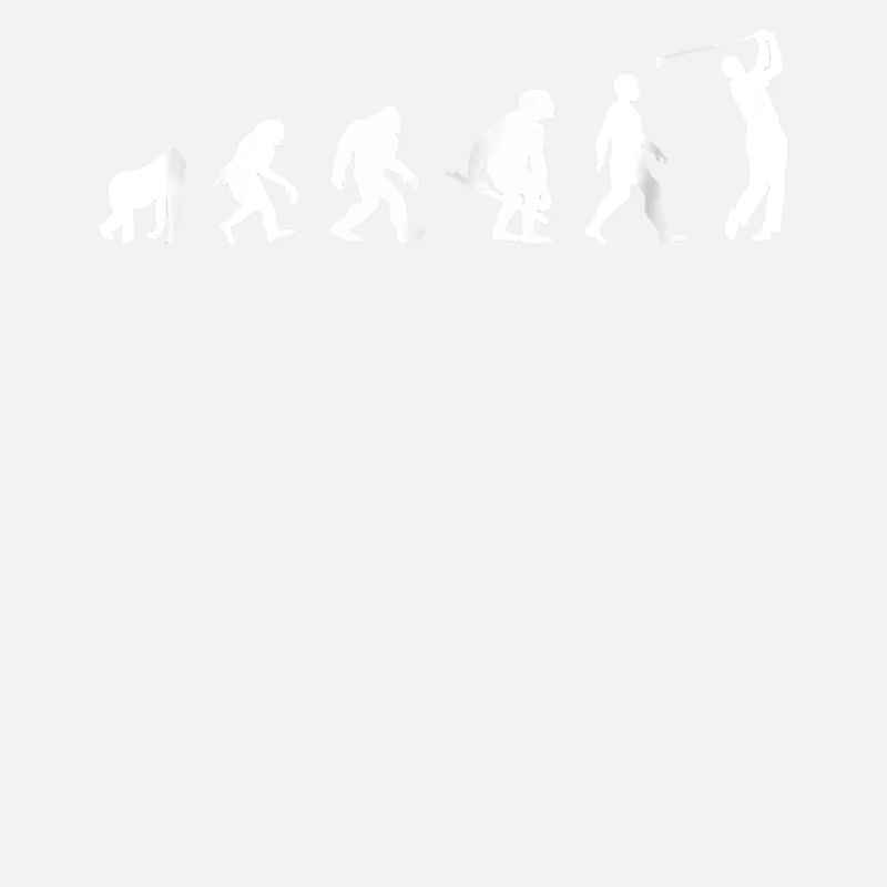 Golfeur Evolution Funny Golfer