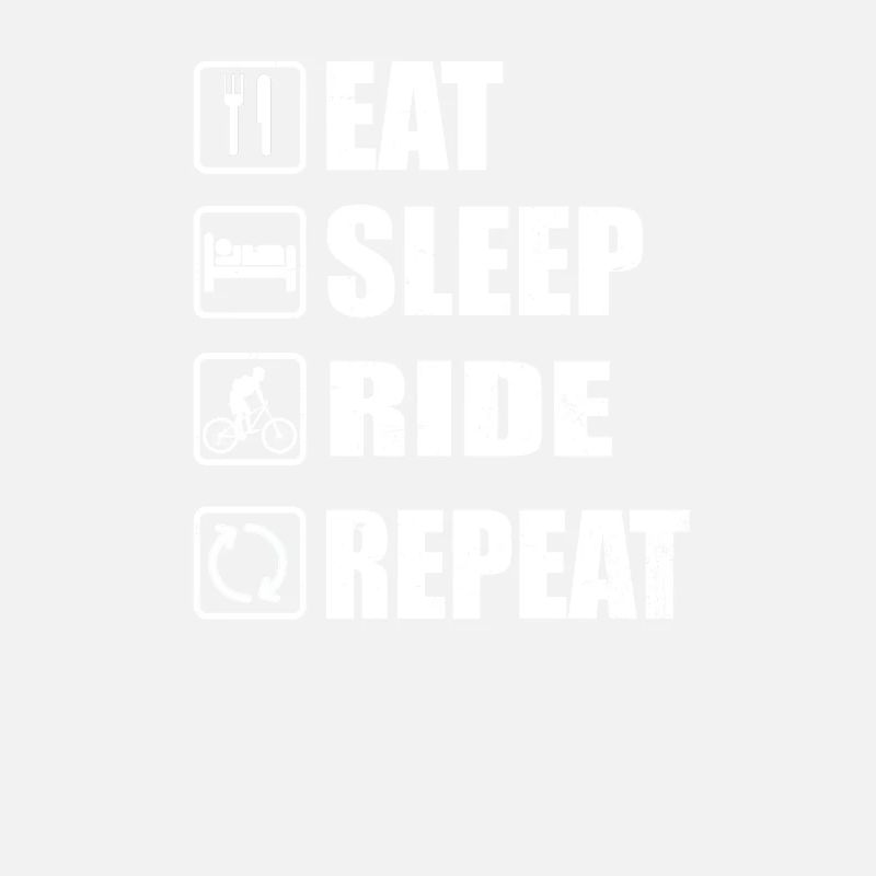 Biker Eat Sleep Ride Répéter