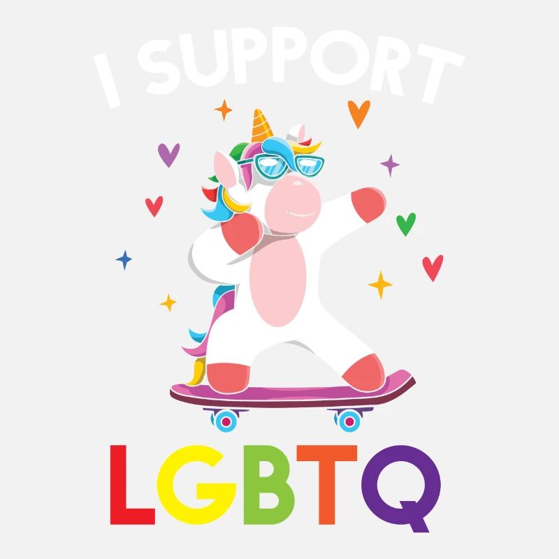 I Support LGBTQ Einhorn