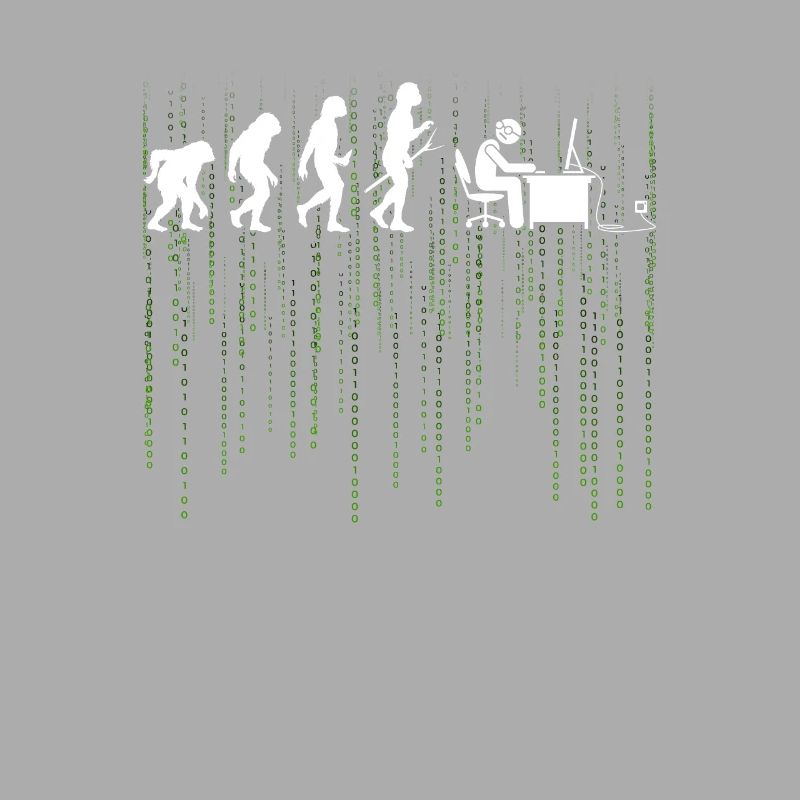 Evolution Computer Enticklung Bürarbeit Geschenk