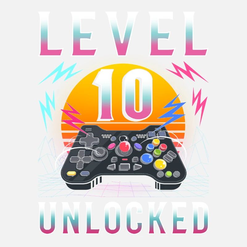 Level 10 unlocked Gaming Geschenk